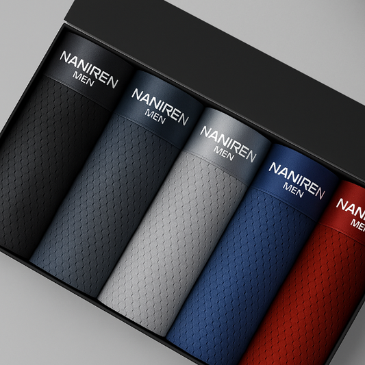 Bamboo Fiber Boxer Shorts (5 Pack)